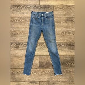 Rag & Bone Medium Wash Jeans  High Rise Skinny SZ 26